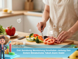 Diet Seimbang Mendukung Kesehatan Jantung Dan Sistem Metabolisme Tubuh Alami Stabil