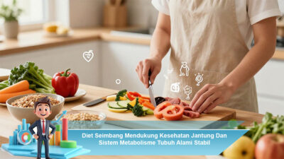 Diet Seimbang Mendukung Kesehatan Jantung Dan Sistem Metabolisme Tubuh Alami Stabil