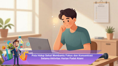 Pola Hidup Sehat Membantu Fokus dan Konsentrasi Selama Aktivitas Harian Padat Alami