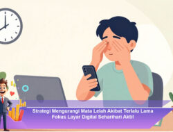 Strategi Mengurangi Mata Lelah Akibat Terlalu Lama Fokus Layar Digital Seharihari Aktif