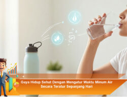 Gaya Hidup Sehat Dengan Mengatur Waktu Minum Air Secara Teratur Sepanjang Hari