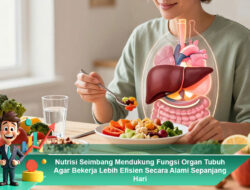 Nutrisi Seimbang Mendukung Fungsi Organ Tubuh Agar Bekerja Lebih Efisien Secara Alami Sepanjang Hari