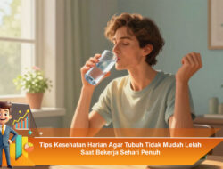 Tips Kesehatan Harian Agar Tubuh Tidak Mudah Lelah Saat Bekerja Sehari Penuh