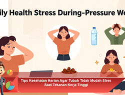 Tips Kesehatan Harian Agar Tubuh Tidak Mudah Stres Saat Tekanan Kerja Tinggi